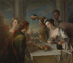 Philippe Mercier - The Sense of Taste - Google Art Project