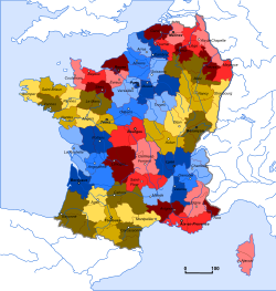 Reorganisation of the religious geography: France is divided into 59 dioceses and 10 ecclesiastical provinces.