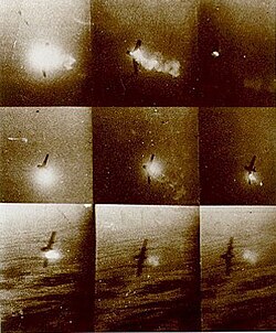 PAF Sabre being shot down by an IAF Folland Gnat in September 1965