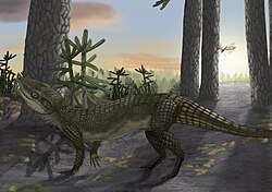Life restoration of Pakasuchus