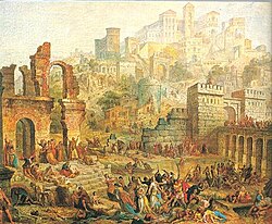 Mobs of French and German Crusaders led by Peter the Hermit ravaged Jewish communities in Speyer, Worms, and Mainz during the Rhineland massacres of 1096.