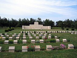 The Commonwealth War Graves Commission commemorates 1.7 million Commonwealth war dead and maintains 2,500 war cemeteries around the world, including this one in Gallipoli.