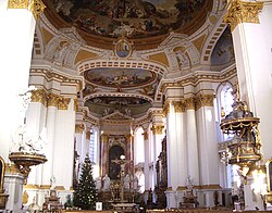 Interior of Abbey church