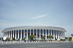 The Forum hosted the basketball events