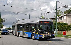 The Vancouver trolleybus system completed the transition to an exclusively low-floor fleet in 2009.