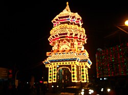 Illumination of Poora Pandal