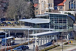 Downtown Durham Station used by GoDurham and GoTriangle