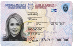 Moldovan identity card