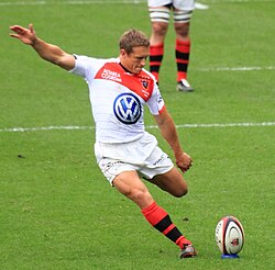 Wilkinson playing for Toulon