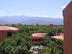 University Icesi and farallones of Cali.
