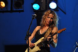 Ana Popović performing in 2010