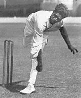 Indigenous fast bowler Eddie Gilbert