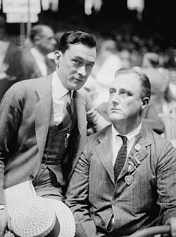 Walker and future President Franklin D. Roosevelt supported Al Smith at the 1924 Democratic National Convention, but later split politically.