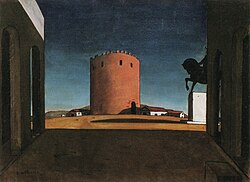 Giorgio de Chirico, The Red Tower (La Tour Rouge), 1913, Guggenheim Museum