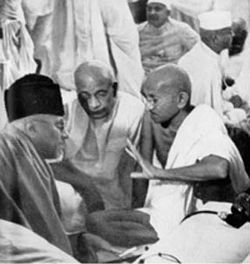 Prominent Indian leaders, including Gandhi, Patel and Maulana Azad, denounced Nazism as well as British imperialism.