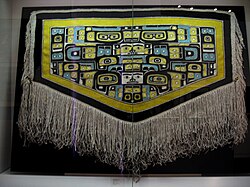 Chilkat blanket, collection of the University of Alaska Museum of the North
