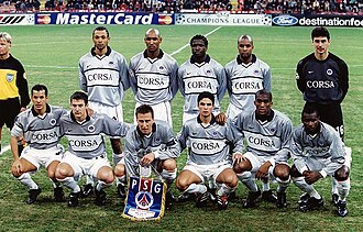PSG, the dominant club in Paris, in 2001.
