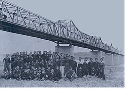 Original bridge in 1937