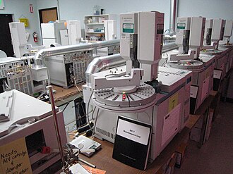 Gas chromatography laboratory