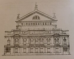 Teatro Colón - Project and drawing by Victor Meano