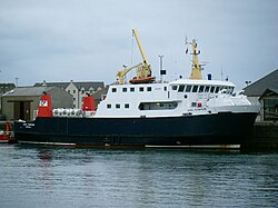 MV Earl Thorfinn in Kirkwall harbour