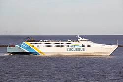 Buquebus high-speed ferries connect Montevideo to Argentina