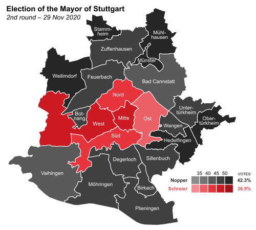 Results of the second round of the 2020 mayoral election