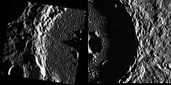 Mosaic of MESSENGER images