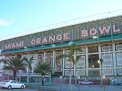 The Miami Orange Bowl