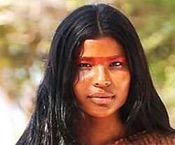 Asháninka woman in Ucayali, Peru
