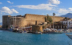 Kyrenia Castle was originally built by the Byzantines and enlarged by the Venetians.