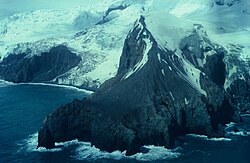 Cape Valdivia, the northernmost point of Bouvet Island, in 2009