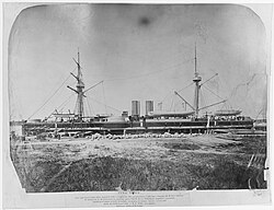 Dingyuan, the flagship of the Beiyang Fleet