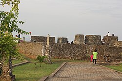 Walls of Wolio Fortress in Baubau