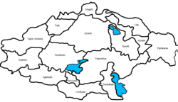 Regions of Greater Armenia (Arsacid Armenia).