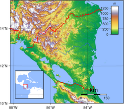 Topographic map