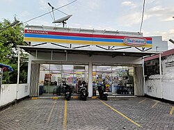 An Indomaret convenience store in Jombang, Indonesia