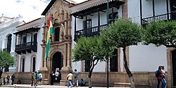 View of House of Freedom from the main square
