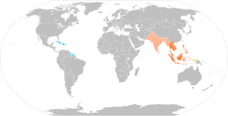 The current composition of the Indies is as follows: West Indies (present-day; historically included the Americas entirely) West Indies (region at times included)