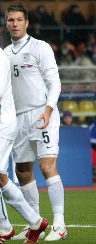 Defender Boštjan Cesar is Slovenia's most capped player with 101 appearances.