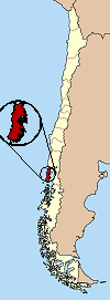 Location within Chile