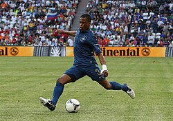 Evra in action for France in their Euro 2012 group stage match against England on 11 June