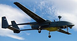 An IAI Heron - an unmanned aerial vehicle with a twin-boom configuration