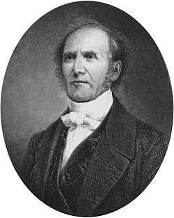 Portrait of Gardiner Spring, pastor of Brick Presbyterian Church and 55th Moderator of the General Assembly (Old School)