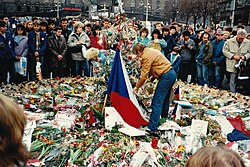 Velvet Revolution in November 1989
