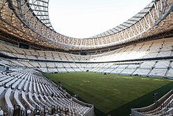 Lusail Iconic Stadium with capacity of 80,000 seats
