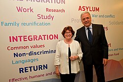 Arbour with Dimitris Avramopoulos, in 2017