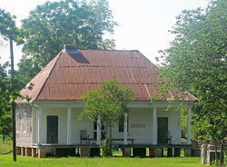 Overseer's house at Oakland Plantation near Natchitoches, Louisiana