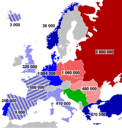 NATO and Warsaw Pact troop strengths in Europe in 1973