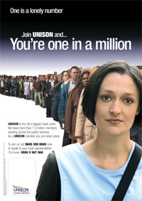 "One in a Million" campaign poster